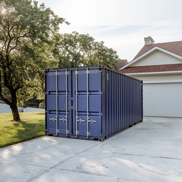 our residential storage containers are equipped with high-security lock systems for your peace of mind